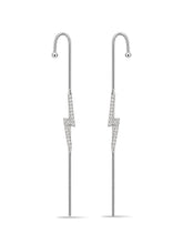 Lightning Arc Ear Needle Pins