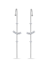 Curved Smile Ear Needle Pins