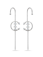 Crescent Orbit Ear Needle Pins