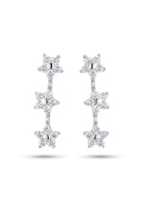 Pearlescent Star Ear Climbers