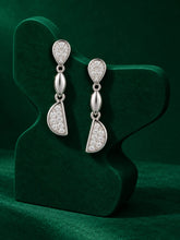 Teardrop Arc Drop Earrings