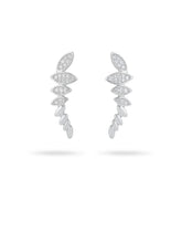 Polished Leaf Branch Ear Climbers