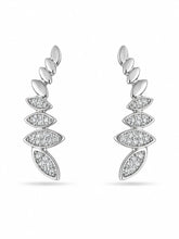 Polished Leaf Branch Ear Climbers