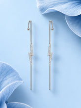 Lightning Arc Ear Needle Pins