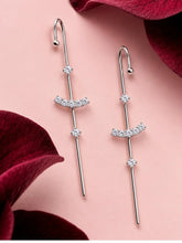 Curved Smile Ear Needle Pins
