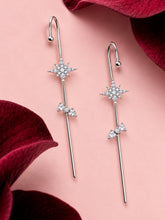 Compass Star Ear Needle Pins