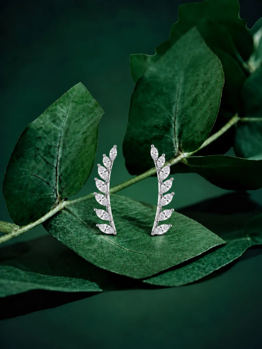 Marquise Branch Ear Climbers