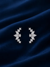 Marquise Floral Ear Climbers