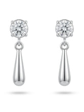 Polished Teardrop Drop Earrings