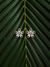 Polished Five Petal Stud Earrings