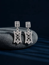 Lattice Panel Drop Earrings