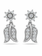 Twin Leaf Drop Earrings