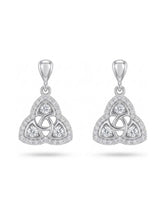 Trinity Knot Drop Earrings