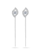 Sculpted Leaf Sui Dhaga Earrings