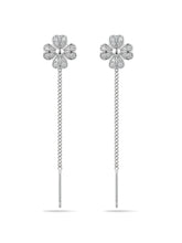 Rounded Petal Sui Dhaga Earrings