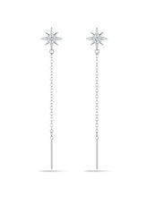 Eight-Point Star Sui Dhaga Earrings