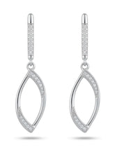 Twisted Marquise Drop Earrings