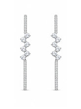 Zigzag Line Drop Earrings