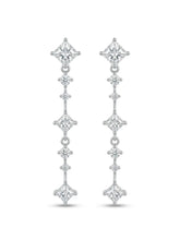 Geometric Line Drop Earrings
