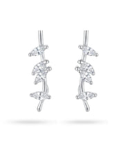 Marquise Leaf Ear Climbers