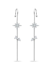 Compass Star Ear Needle Pins
