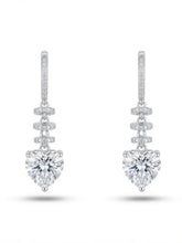 Heart Link Drop Earrings