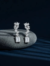 Mixed Cut Drop Earrings