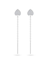 Stone-Set Heart Sui Dhaga Earrings