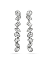 Mixed Shape Line Earrings