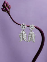 Twin Leaf Drop Earrings