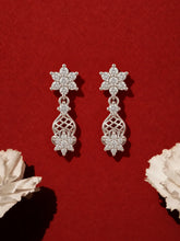 Floral Jali Drop Earrings
