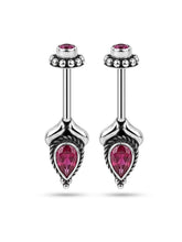 Magenta Pear Oxidised Rope Bugadi