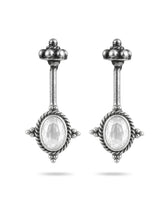 Clear Oval Oxidised Rope Bugadi