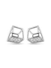 Architectural Openwork Stud Earrings
