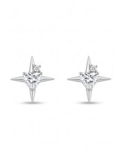 Heart-Centred Compass Stud Earrings