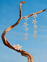 Five Bloom Drop Earrings