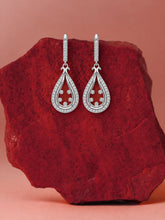 Open Teardrop Drop Earrings