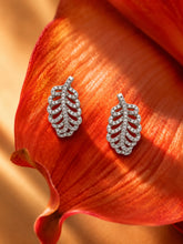 Open Leaf Stud Earrings
