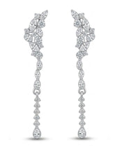 Leaf Cascade Drop Earrings