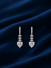Heart Link Drop Earrings