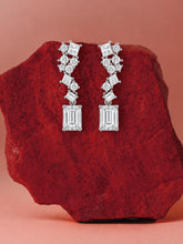 Mixed Cut Drop Earrings