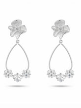 Floral Swing Drop Earrings