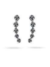 Oxidised Rose Ear Climbers
