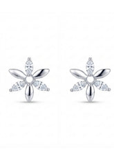 Mixed Petal Floral Stud Earrings