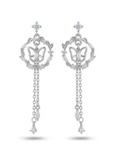 Butterfly Wreath Drop Earrings