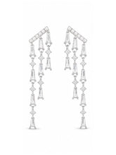 Three Strand Drop Earrings