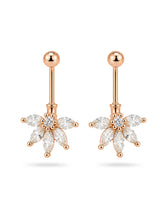 Rose Gold Floral Cluster Bugadi