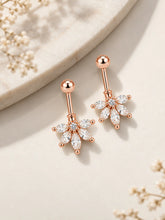 Rose Gold Floral Cluster Bugadi
