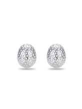 Dimpled Dome Stud Earrings