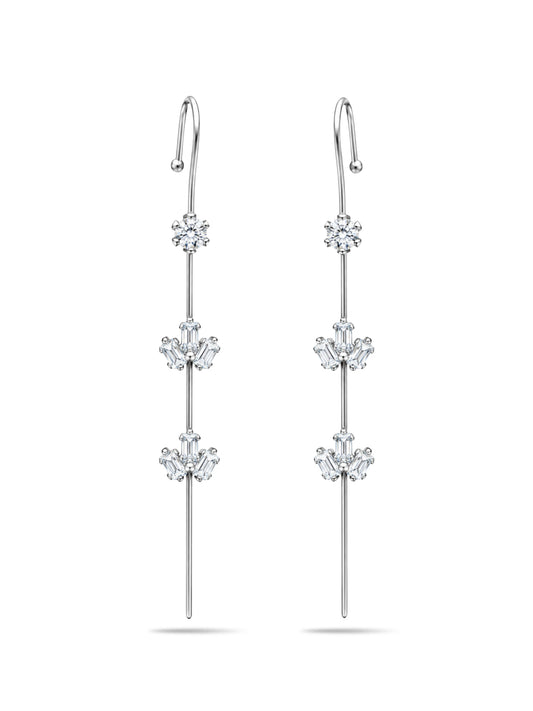 Geometric Fan Ear Needle Pins